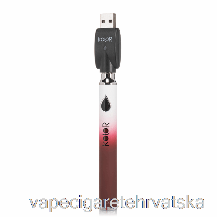 Vape Cigarete Leaf Buddi Kolor Twist Slim 650mah Baterija Crveno Vino